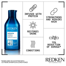 Load image into Gallery viewer, Hair products, redken dunedin, redken mosgiel, hair products online, hair products mosgiel, hair care, hair care dunedin, hair care mosgiel, dunedin blonde, repairing shampoo, redken extreme, redken extreme conditioner