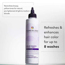 Load image into Gallery viewer, Pureology Colour Fanatic Top Coat + Tone 200ml - Purple Toner
